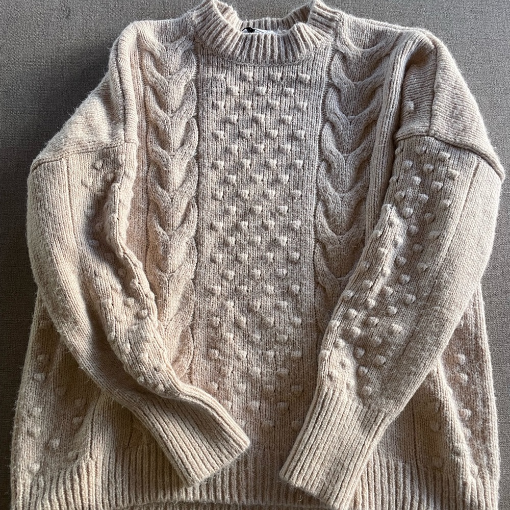 Warehouse Cable-knit Sweater